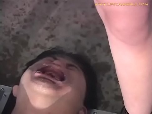 Asian girls brutally abuse a slave guy, use his mouth as his toilet for shit and piss www.lifecamgirls.com